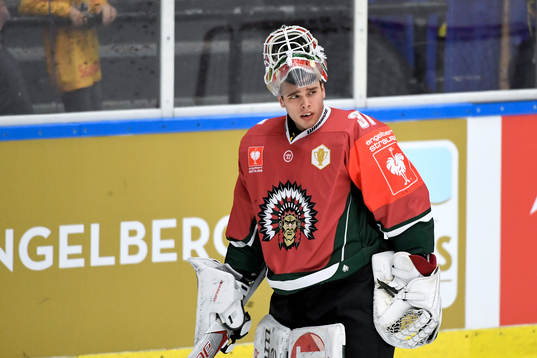 Frölundas målvakt Johan Gustafsson deppar
