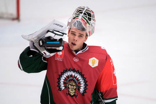 Frölundas målvakt Johan Gustafsson