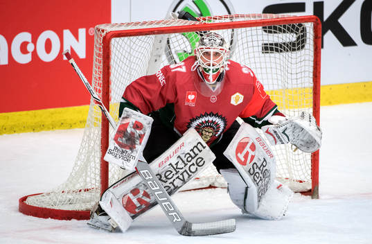 Frölundas målvakt Johan Gustafsson