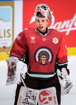 Frölundas målvakt Johan Gustafsson