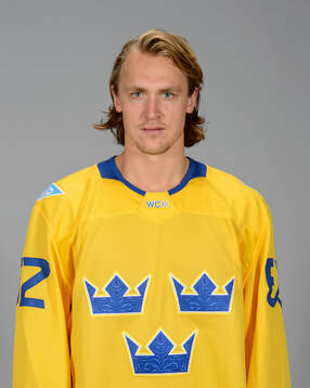 Carl Hagelin of Sweden poses for a portrait