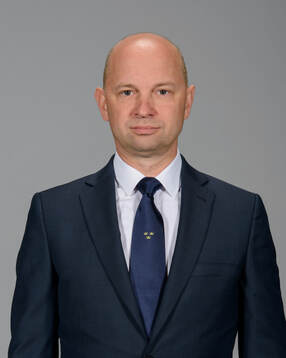 Goalie Coach Stefan Ladhe of Sweden poses for a portrait