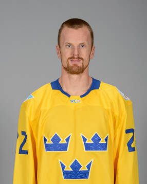Daniel Sedin of Sweden poses for a portrait