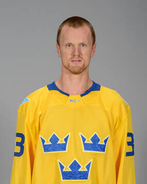 Henrik Sedin of Sweden poses for a portrait