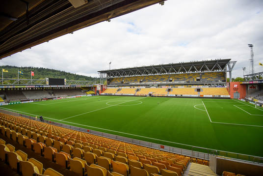 Borås arena innan fotbollsmatchen i Allsvenskan mellan