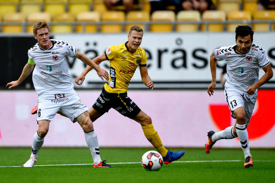 Kalmars Rasmus Elm och Elfsborgs Viktor Claesson