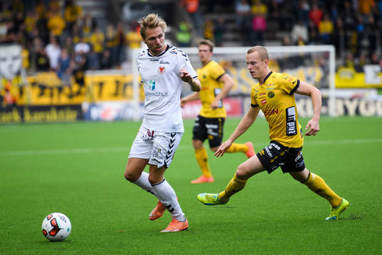 Kalmars Jonathan Ring och Elfsborgs Daniel Gustavsson