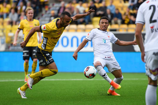Kalmars Ismael Silva Lima och Elfsborgs Issam Jebali
