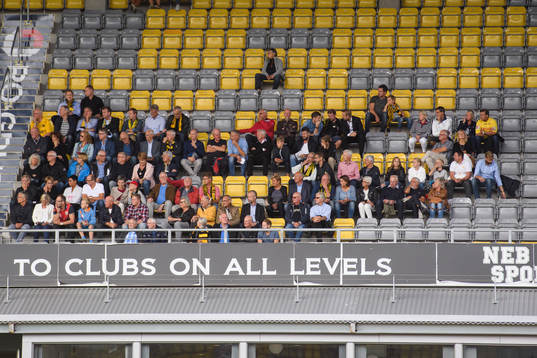 Före detta Elfsborgs spelare i publiken