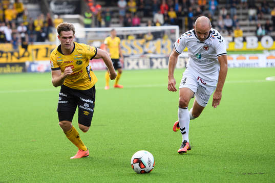 Elfsborgs Jesper Manns och Kalmars Stefan Larsson
