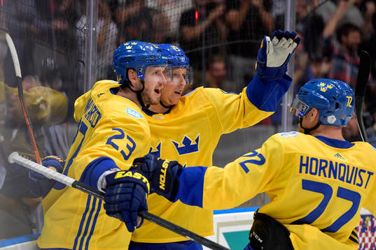 Sveriges Oliver Ekman Larsson, Nicklas Bäckström och