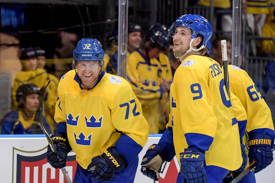 Sveriges Patric Hörnqvist jublar