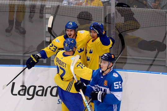 Sveriges Oliver Ekman Larsson, Patric Hörnqvist och