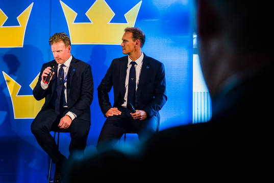 Daniel Alfredsson och Nicklas Lidström