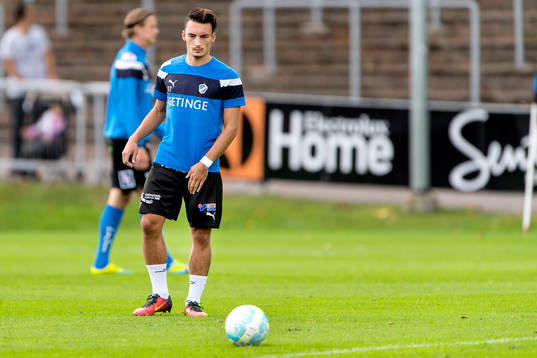 Halmstads Sead Haksabanovic före fotbollsmatchen i