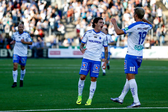 Norrköpings David Moberg Karlsson jublar