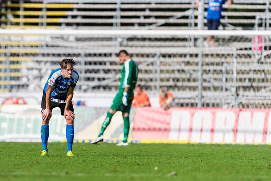 Halmstads Fredrik Liverstam deppar