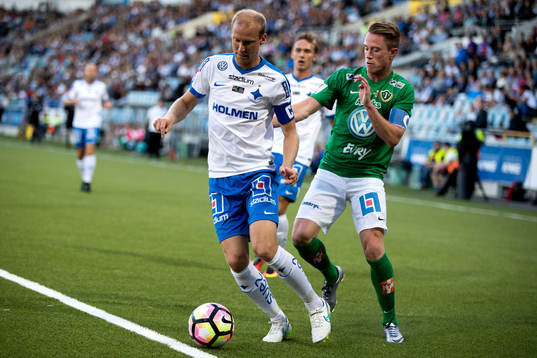 Norrköpings Andreas Johansson och Jönköpings Tommy Thelin