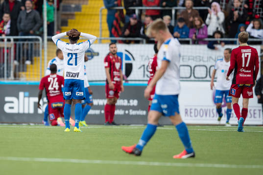 Helsingborgs Monday Samuel deppade över missad målchans