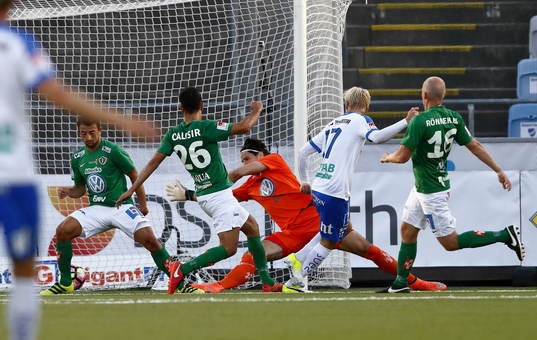 Mål 3-0 av Norrköpings Karl Holmberg