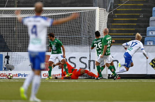 Mål 3-0 av Norrköpings Karl Holmberg
