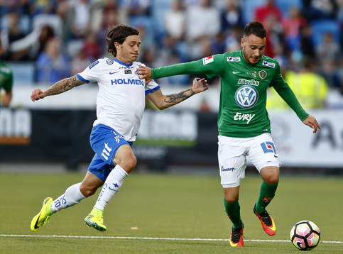 Norrköpings David Moberg Karlsson och Jönköpings Dzenis