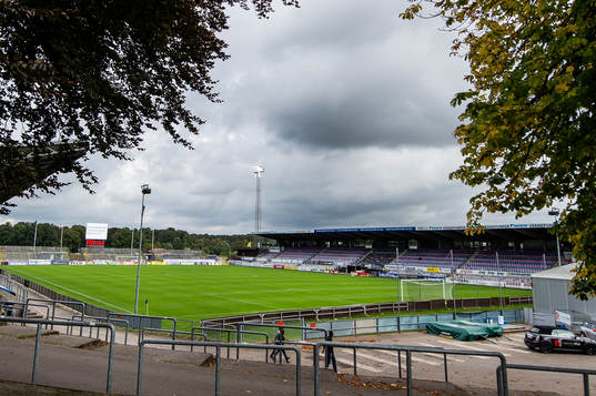 Örjans Vall före fotbollsmatchen i Superettan mellan