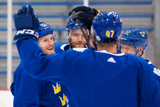 Gabriel Landeskog, Mattias Ekholm, Hampus Lindholm och