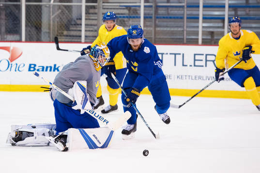 Jacob Markström och Gabriel Landeskog