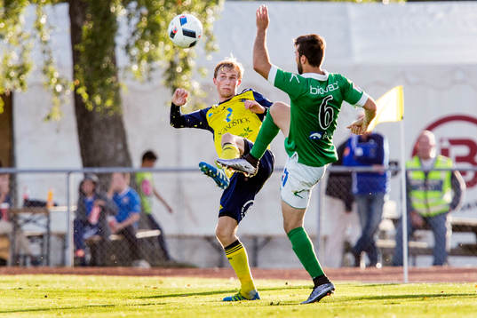 Ängelholms Albin Nilsson och Ljungskiles Allan Mohideen