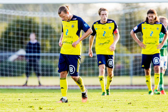 Ängelholms Sebastian Carlsén deppar