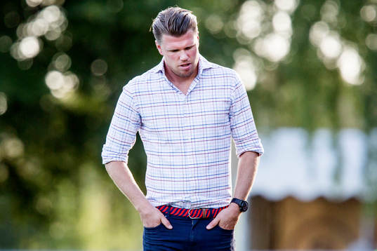 Ängelholms tränare Christian Järdler deppar