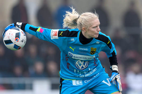 Umeås målvakt Malin Reuterwall