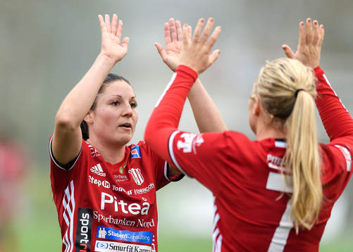 Piteås Josefin Johansson jublar