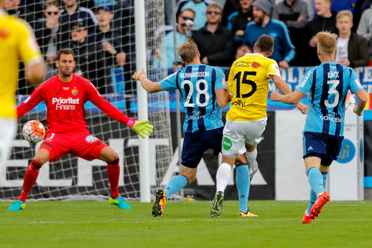 Falkenbergs Stefan Rodevåg gör 1-0
