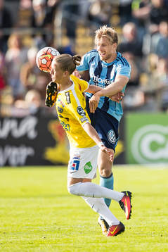 Falkenbergs Jesper Karlsson och Djurgårdens Niklas