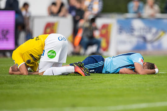 Falkenbergs Rasmus Sjöstedt och Djurgårdens Mathias