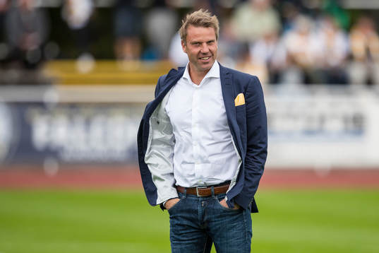 Falkenbergs tränare Hans Eklund