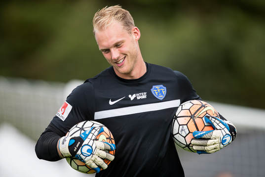 Falkenbergs målvakt Alexander Lundin