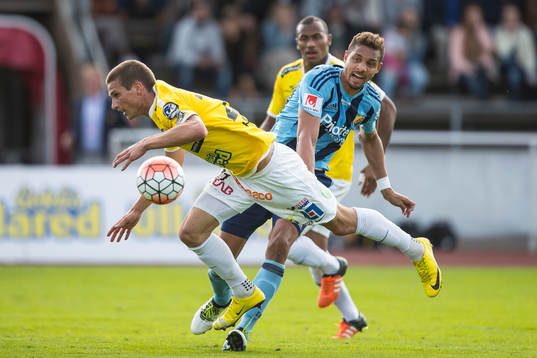 Falkenbergs Thomas Juel-Nielsen och Djurgårdens Mathias