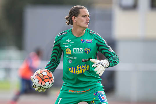 Falkenbergs målvakt Otto Martler
