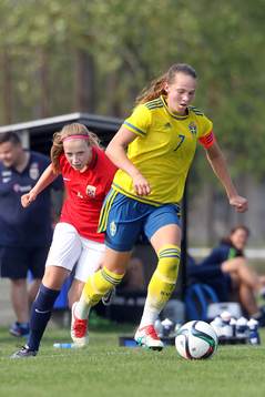 Sveriges lagkapten nummer 7 Frida Thörnqvist