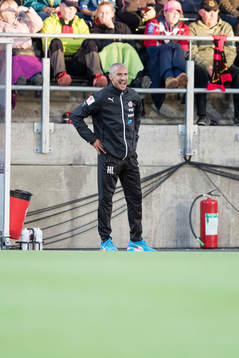 Helsingborgs manager Henrik Larsson