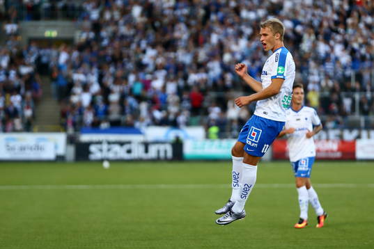 Norrköpings Sebastian Andersson jublar