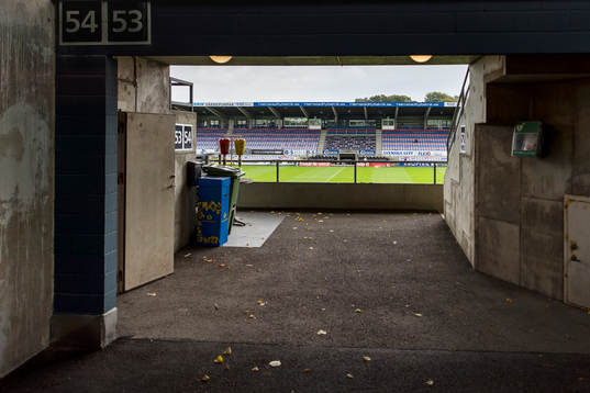 Örjans Vall före fotbollsmatchen i Superettan mellan