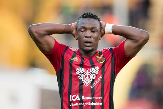 Östersunds Alhaji Gero deppade