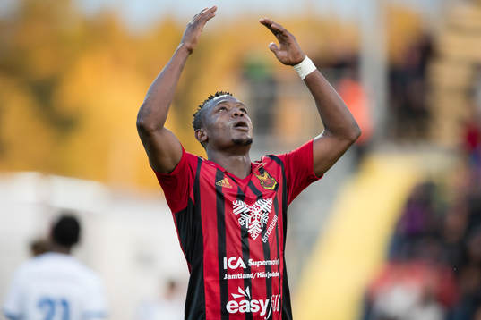 Östersunds Alhaji Gero deppade