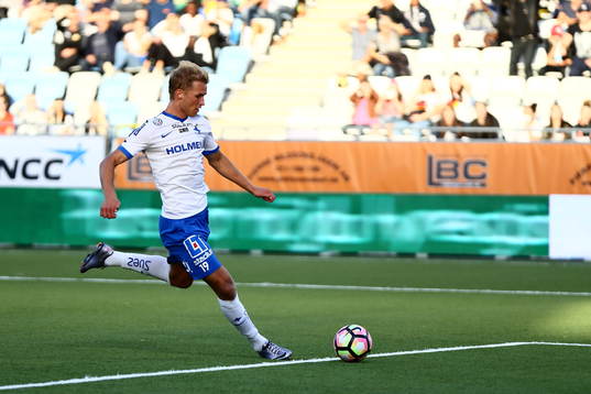 Norrköpings Sebastian Andersson gör mål
