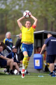 Sveriges lagkapten nummer 7 Frida Thörnqvist