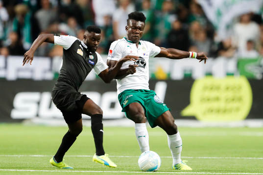 Örebros Maic Sema och Hammarbys Joseph Aidoo